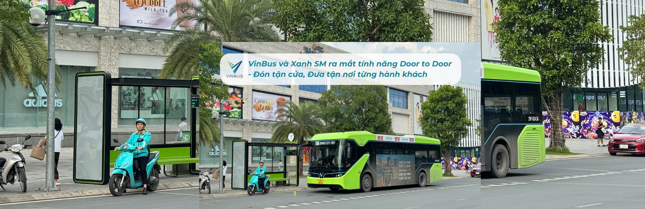 VinBus và Xanh SM ra mắt tính năng Door to Door - Đón tận cửa, Đưa tận nơi từng hành khách